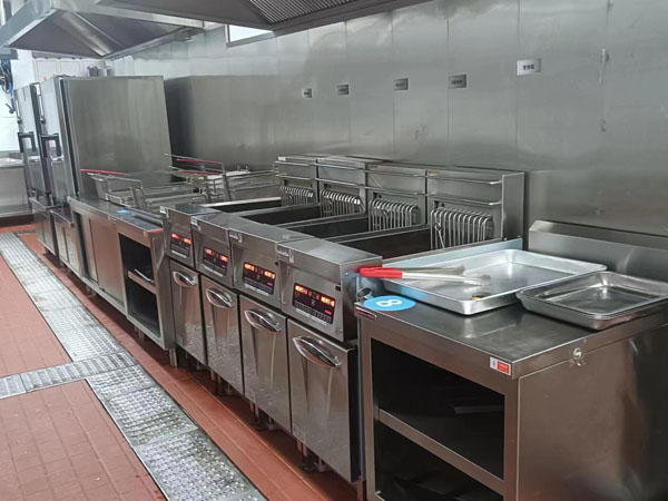 廚房設備施工現場展示